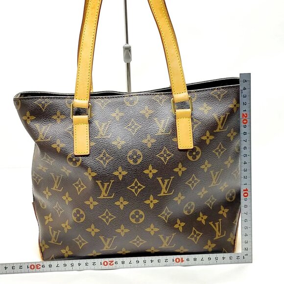 Louis Vuitton LV Shoulder Bag Cabas Piano Brown Monogram 746-042525 - Picture 2 of 13